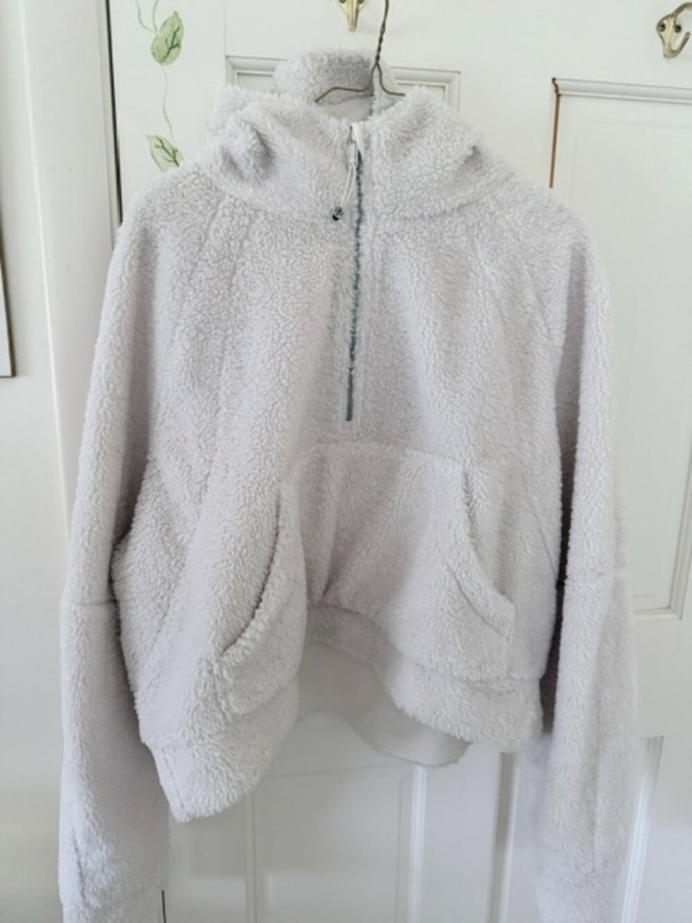 Scuba Oversized Half-Zip Fleece Hoodie
